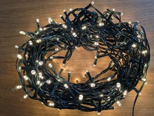 Habitat 160 LED warm white string lights, 9.54 m lit length - indoor/outdoor use
