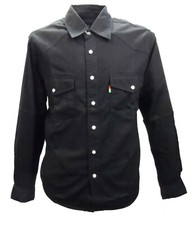 Mens Black Western-style Denim