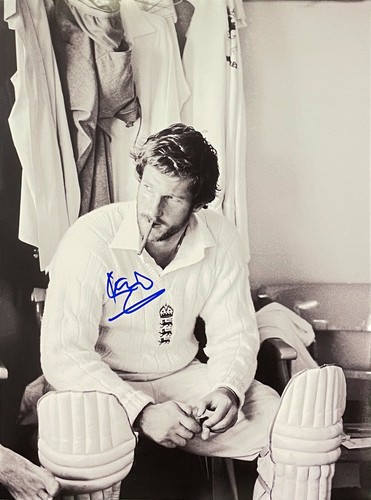 Ian botham signed 16x12 - 16x12, photo