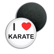 Karate I Love Heart Fridge