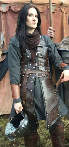 Leather breastplate medieval - leather,