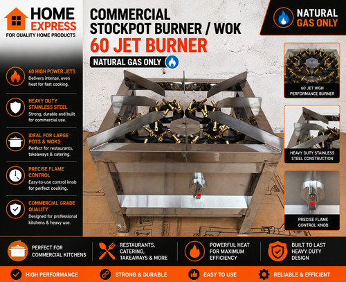 Commercial stockpot burner - commercial,