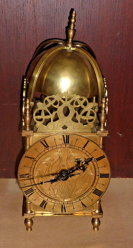 Vintage brass french lantern - brass,