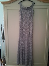 Ladies' Grey Quiz Evening Dress - Size 16 (But better fits Size 14).
