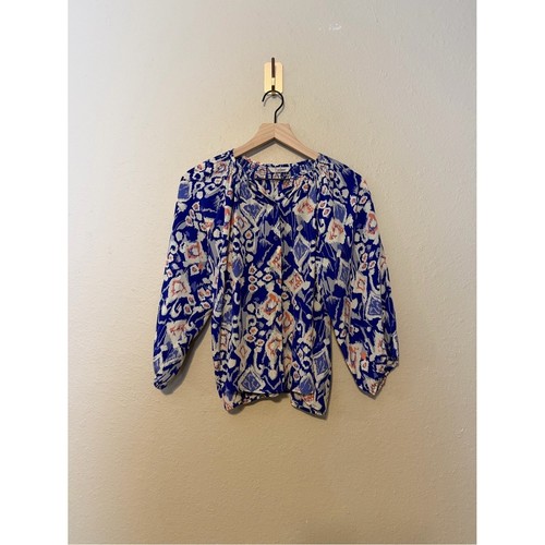 Tucker blue print - blue, blouse