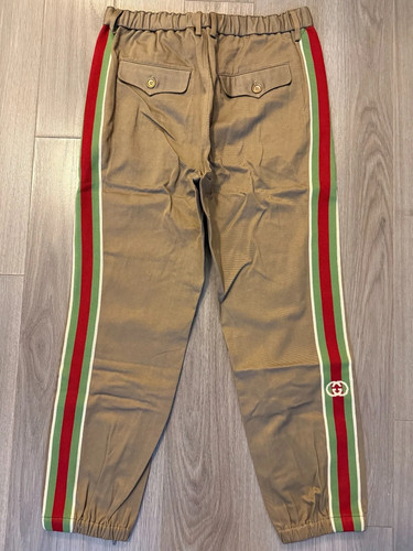 Gucci web stripe track pants - stripe,