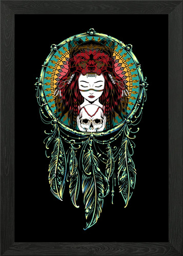Wolf dream catcher - , wall