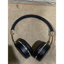 Goodmans Elite Wireless Headphones Black & Gold Rechargeable Stereo Lightweight