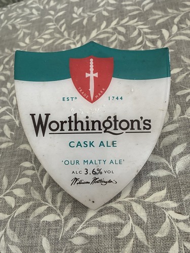 Worthington cask ale - ￼cask,