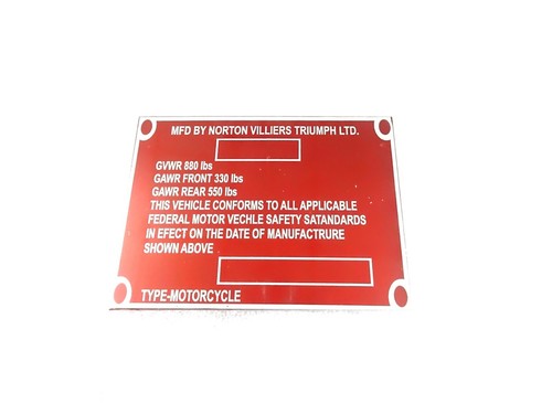 Data plate fits - data,
