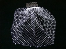 White 9" Bridal Birdcage