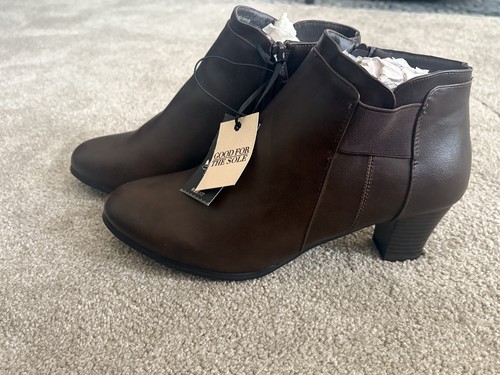 New women brown ankle - brown,