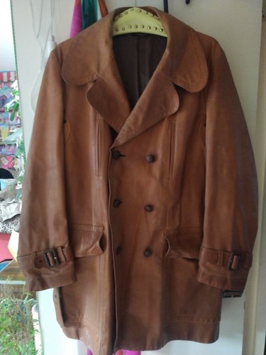Vintage 70s men brown double - 70s,