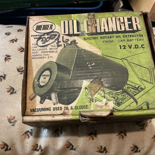 Vintage dredger oil changer - dredger,