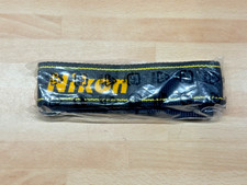 Nikon standard black/yellow wide shoulder strap genuine new sealed