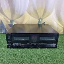 Technics Twin Cassette Deck RS-X980 Stack system Unit 1980s - Tested Working