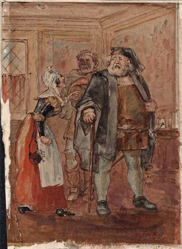 Falstaff shakespeare scene - shakespeare,