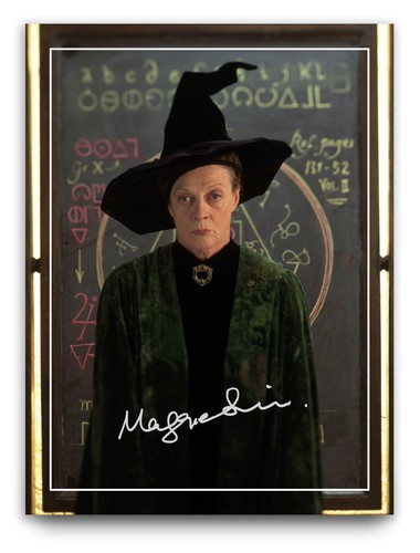 Maggie smith signed harry - maggie,