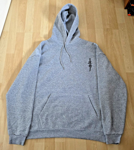 Grey oversized hoodie - grey,