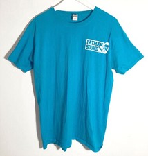 FATMAN Sound System T Shirt Mens M Blue Music Label Reggae Dub Ska 