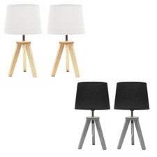 Pair of Tripod Table Lamps