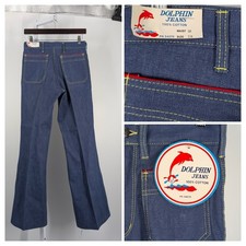 Vintage 70s Bell Bottom Indigo