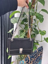 Zara black studded - black, crossbody