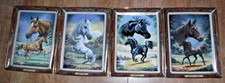 Set Of 4 The Franklin Mint Heirloom Collection Horse Plates ~ Excellent