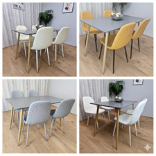 Dining Table Set of 4 Wooden