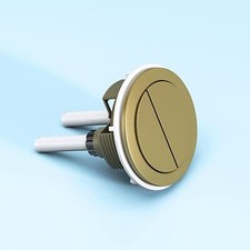 48mm Toilet Flush Button Gold