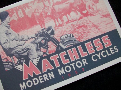 Matchless 1952 sales brochure - matchless,