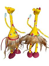 Stone The Crows Pair of Dancing Giraffes 