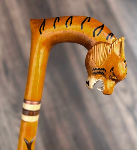 Tiger walking stick hand - stick,