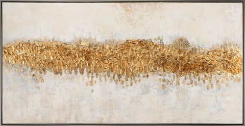 Acrylic painting golden