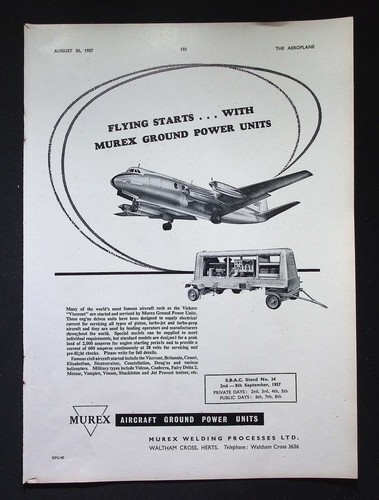 Original 1957 advert murex - 1957,