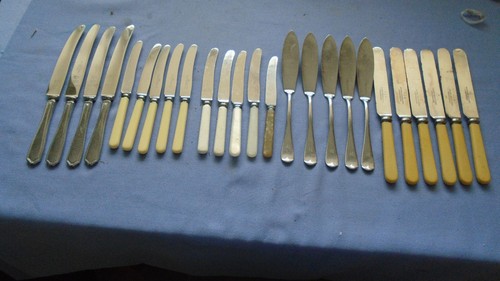 Sets dinner knives tea - ,