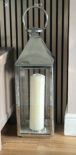 Large lantern with candle - large,