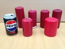 Candles Wax Pillar Candle x 6