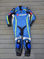 Suzuki Motorcycle Suit Men's Motorbike Racing Leather Suit Biker Leather Suit UK