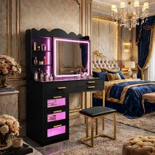 LED Dressing Table & Stool |