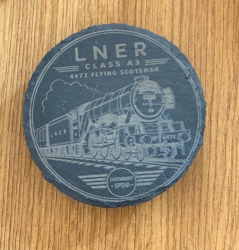 Crafted slate coaster - crafted,