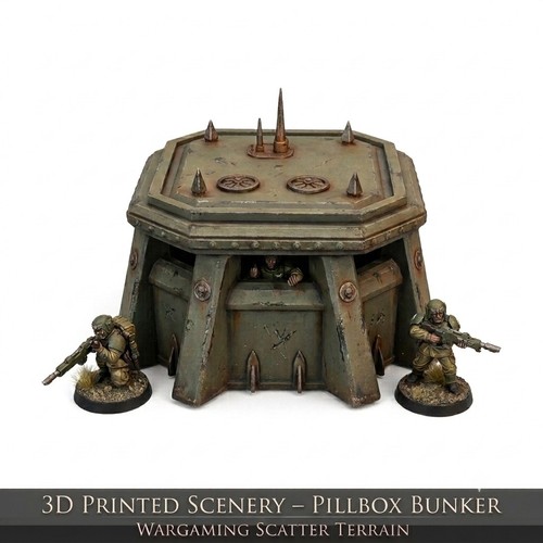 Pillbox bunker 28mm scatter - 28mm,