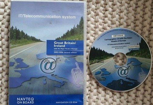 Peugeot navigation map disc - map,