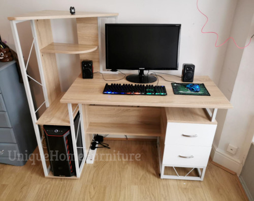 Large computer desk executive - computer,