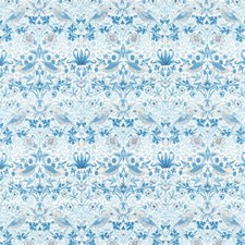 MORRIS & Co CURTAIN FABRIC STRAWBERRY THIEF  3 METRES DK2003