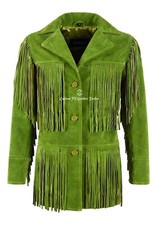 Women Western Fringes Leather