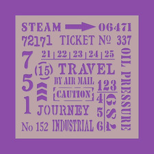 Vintage Industrial Stencil