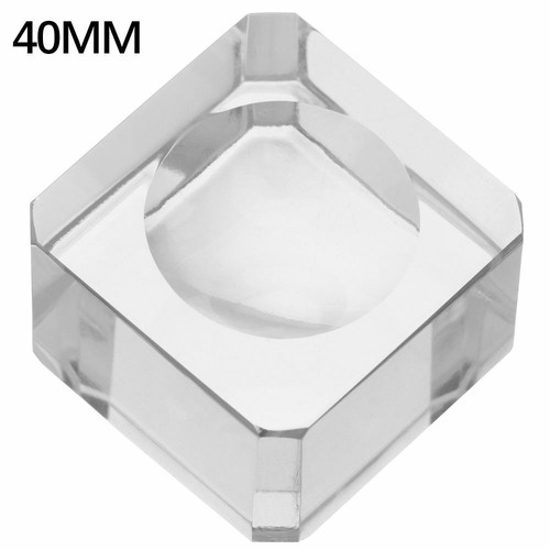 Square glass holder crystal - square,