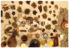 100 + MAGICAL BLENDED HERBS Wicca Pagan Altar Incense Spells Vial Witchcraft 40g