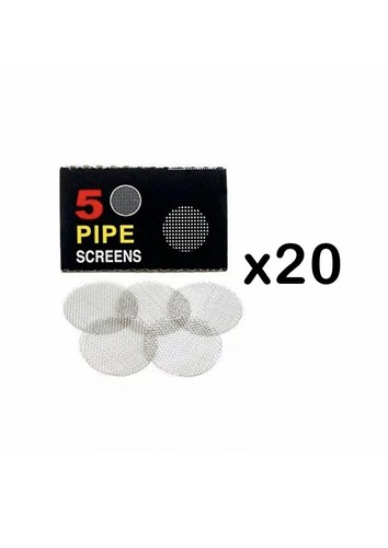 100 metal pipe screens - pipe,